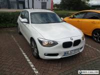 BMW 1 SERIES 116D  WHITE 5 DOOR.  2012 PLATE  [PRIVATE PLATE ON ] CAT D REPAIRED